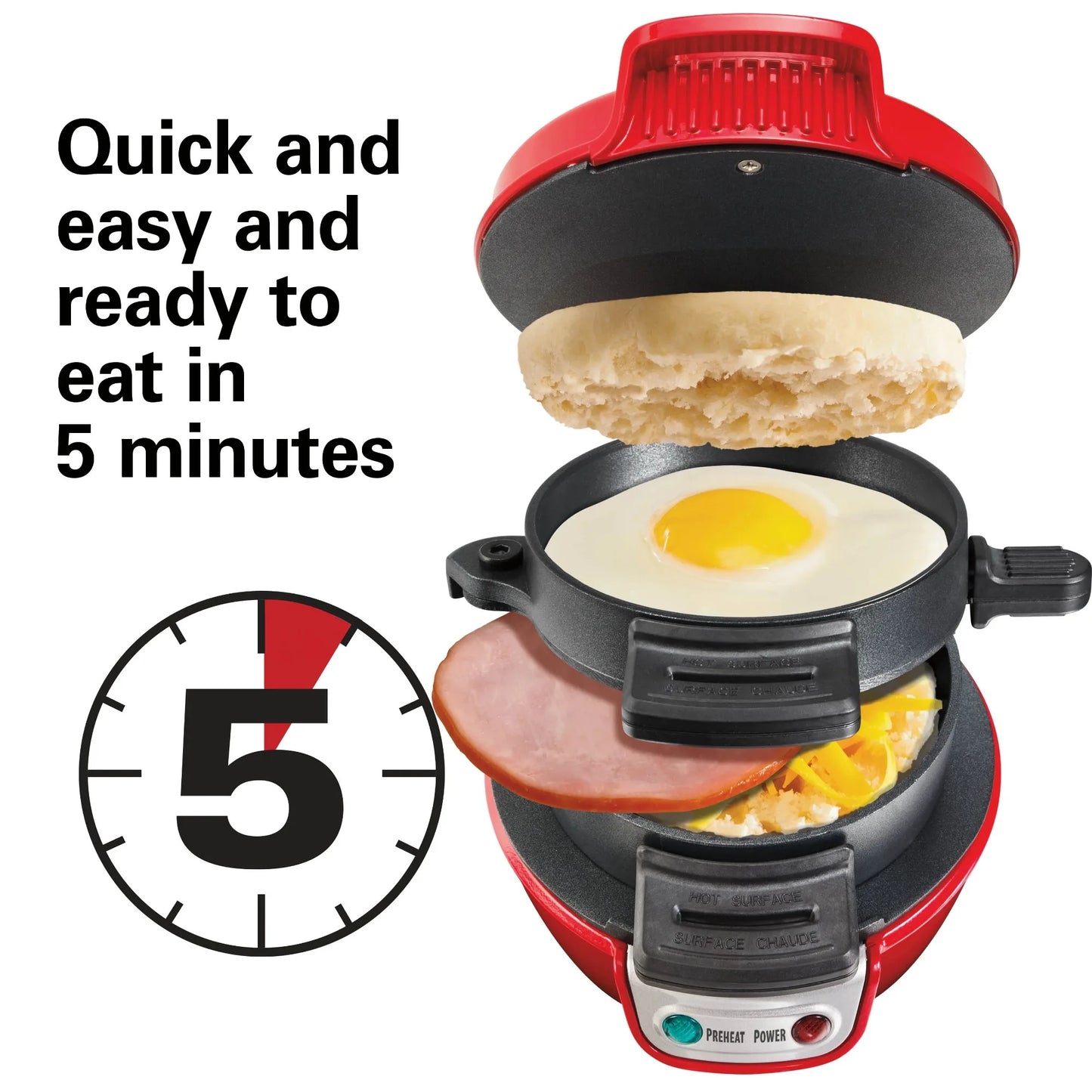 The Artisan Gourmet Breakfast Sandwich Maker