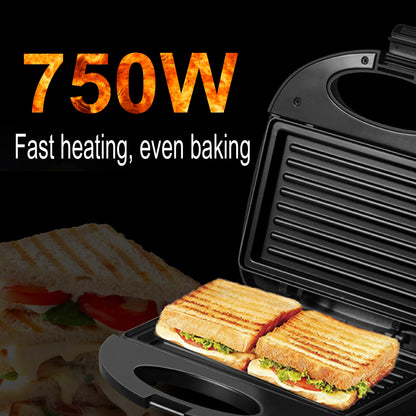 Electric Panini & Waffle Maker