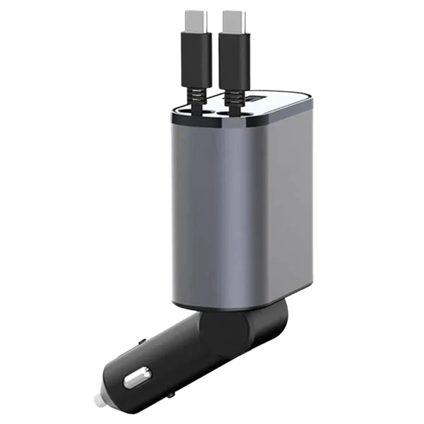 Retractable 4 in 1 Fast Car Charger